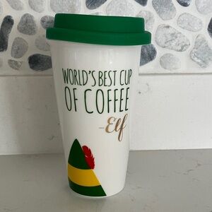 Elf World's Best Cup of Coffee Travel Mug